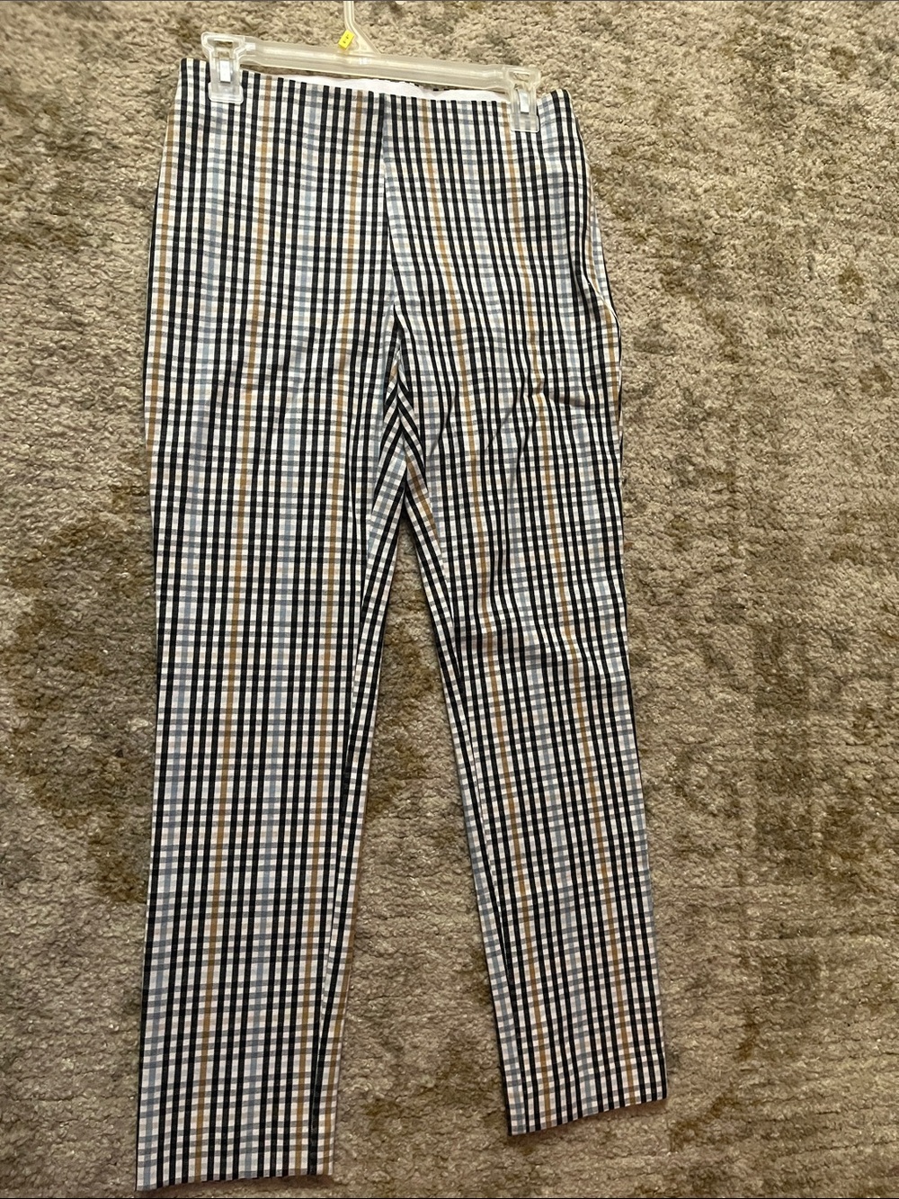 a new day Black and White Checked Dress Pants